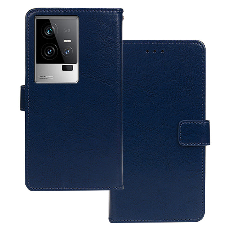 IDEWEI For vivo iQOO 11 5G Crazy Horse Texture PU Leather Case Stand Wallet Folio Flip Shockproof Phone Cover IDEWEI For vivo iQOO 11 5G Crazy Horse Texture PU Leather Case Stand Wallet Folio Flip Shockproof Phone Cover